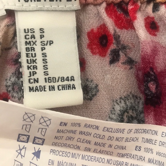 4/$25 Forever 21 off the Shoulder Crop Top Small - Picture 7 of 8
